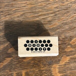 Stampin Up! Rubber stamp